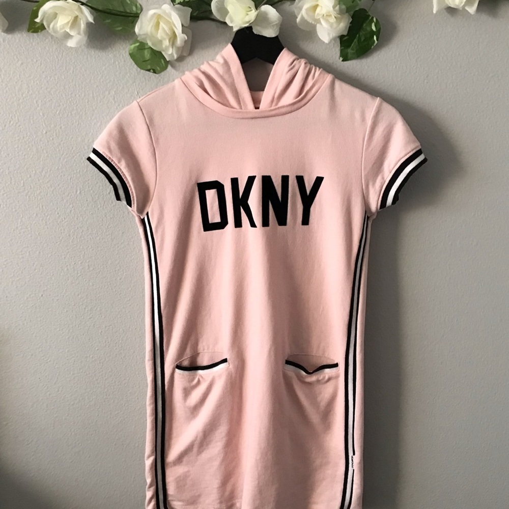 DKNY Light Pink Hoodie Dress🌸✨